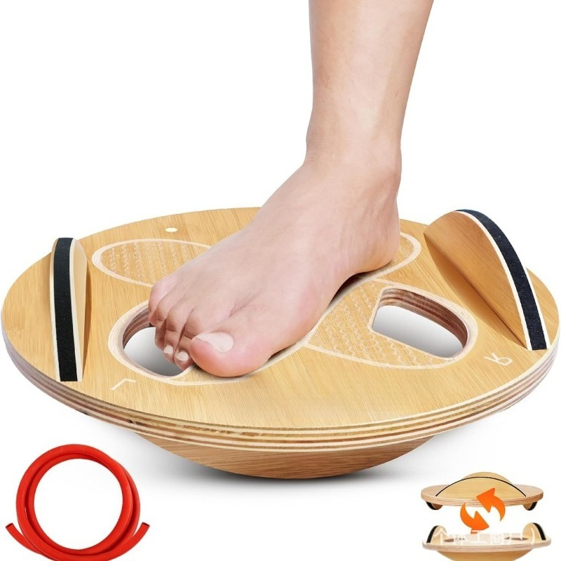Wooden Fitness Balance Board A - Yoga Fitness Training ulasan dan harga